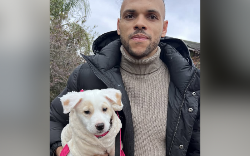 Braithwaite adotou cachorrinha | abc+