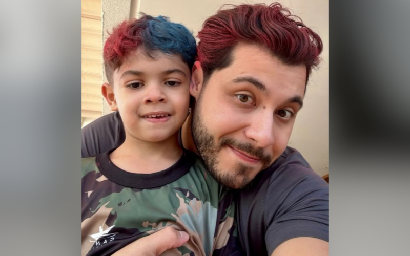 Murilo Huff com o filho Léo | abc+