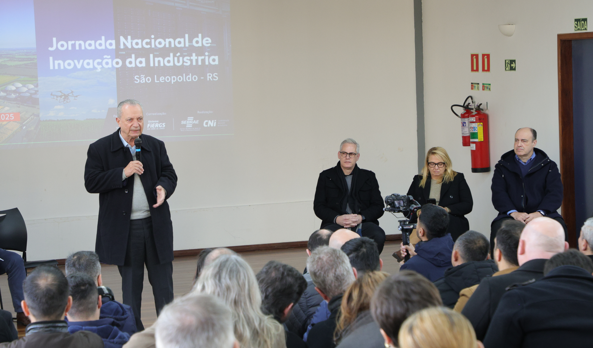 "Inovação tem que ser o nosso presente", diz vice-presidente regional da Fiergs em evento em São Leopoldo